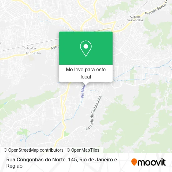 Rua Congonhas do Norte, 145 mapa