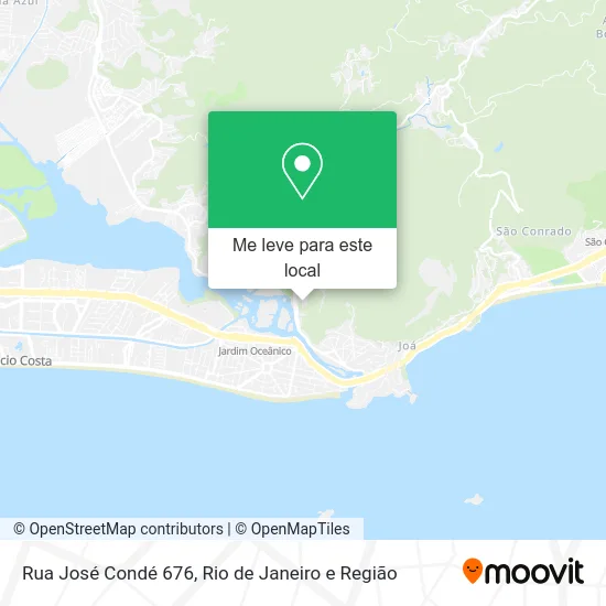 Rua José Condé 676 mapa
