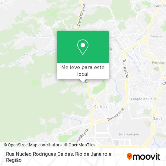 Rua Nucleo Rodrigues Caldas mapa