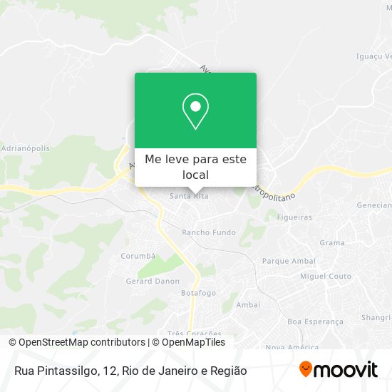 Rua Pintassilgo, 12 mapa