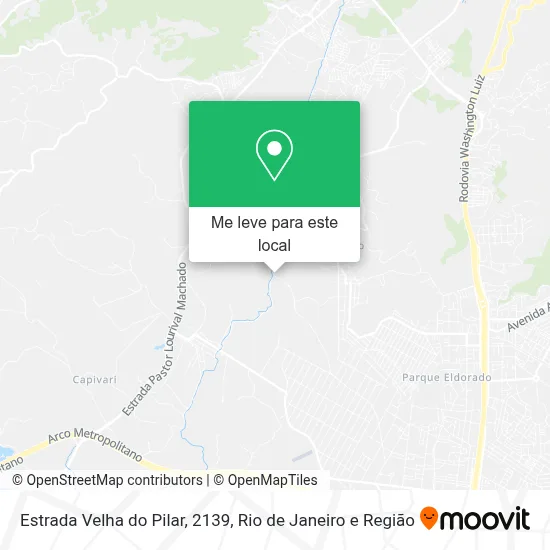 Estrada Velha do Pilar, 2139 mapa