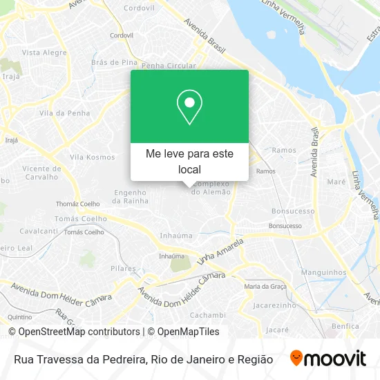 Rua Travessa da Pedreira mapa