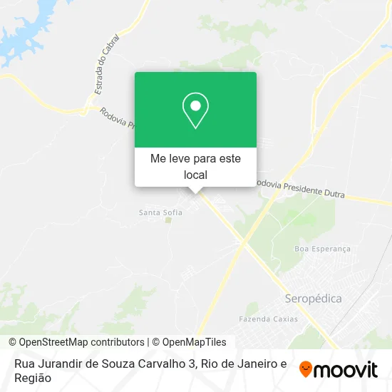 Rua Jurandir de Souza Carvalho 3 mapa
