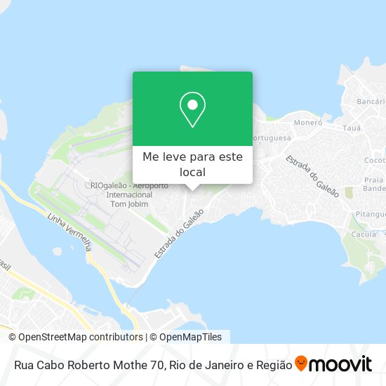 Rua Cabo Roberto Mothe 70 mapa