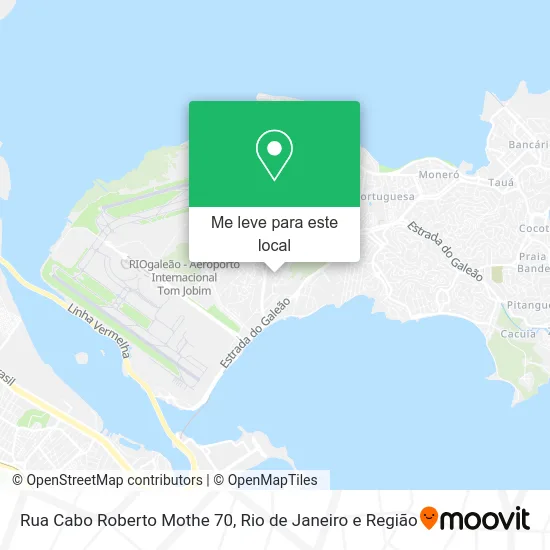 Rua Cabo Roberto Mothe 70 mapa