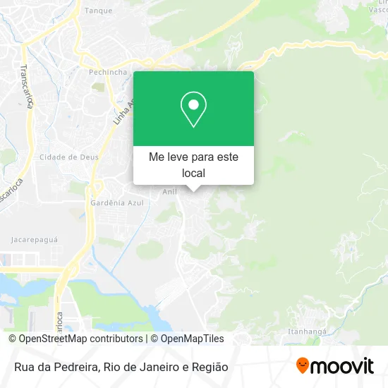 Rua da Pedreira mapa
