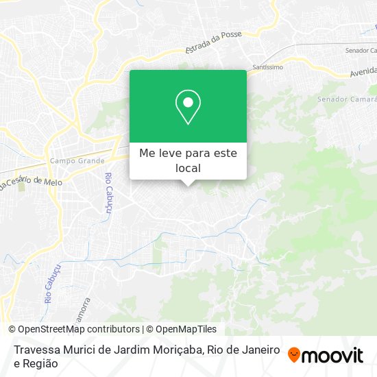 Travessa Murici de Jardim Moriçaba mapa