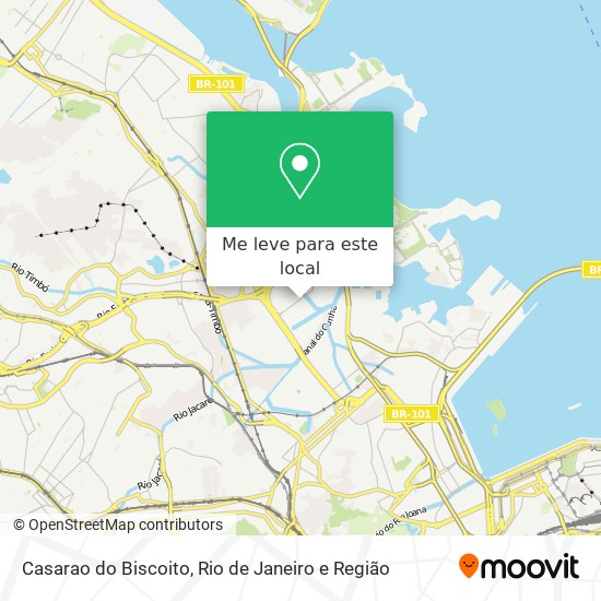 Casarao do Biscoito mapa