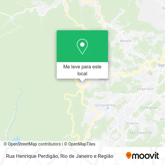 Rua Henrique Perdigão mapa