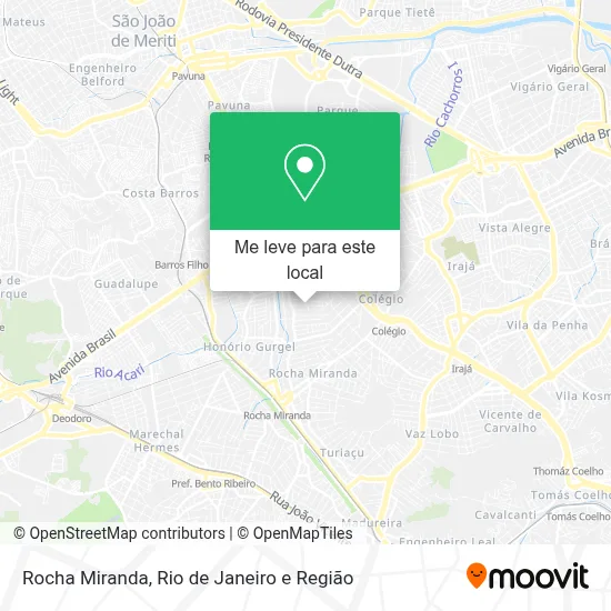 Rocha Miranda mapa
