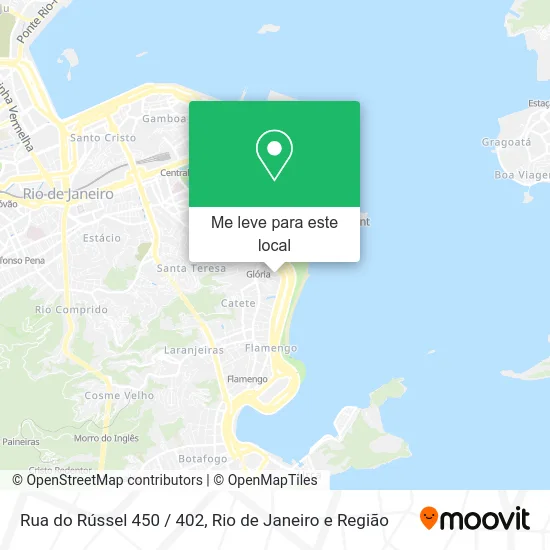 Rua do Rússel 450 / 402 mapa