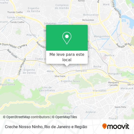 Creche Nosso Ninho mapa