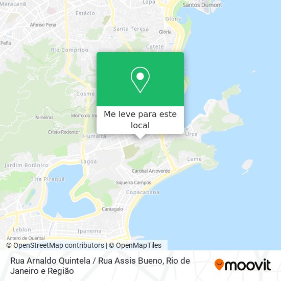 Rua Arnaldo Quintela / Rua Assis Bueno mapa