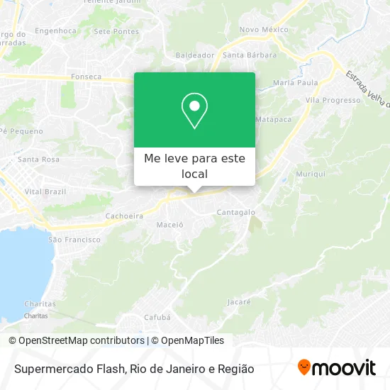 Supermercado Flash mapa