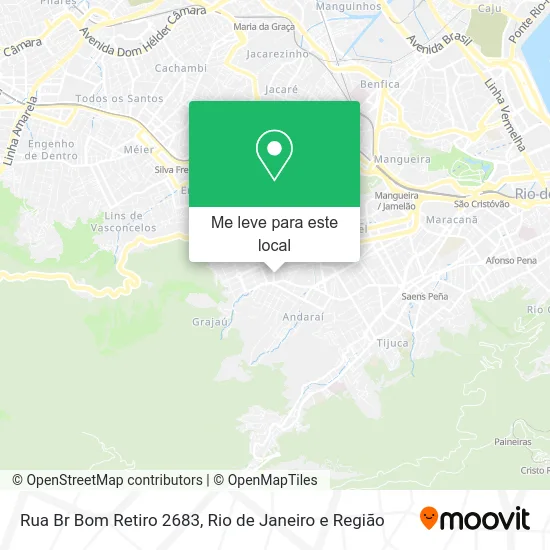 Rua Br Bom Retiro 2683 mapa