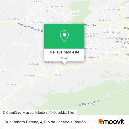 Rua Renato Petena, 4 mapa