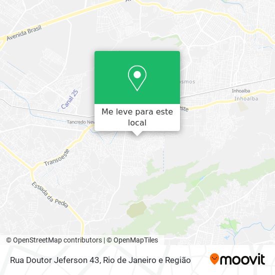 Rua Doutor Jeferson 43 mapa