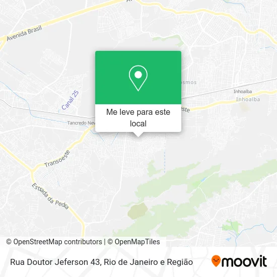 Rua Doutor Jeferson 43 mapa