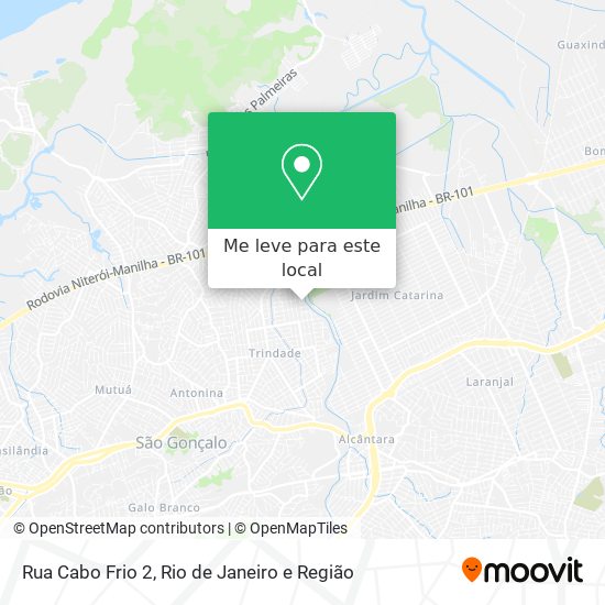 Rua Cabo Frio 2 mapa