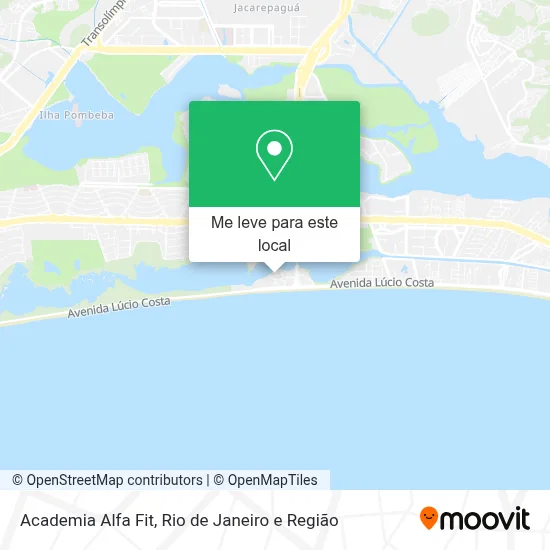 Academia Alfa Fit mapa