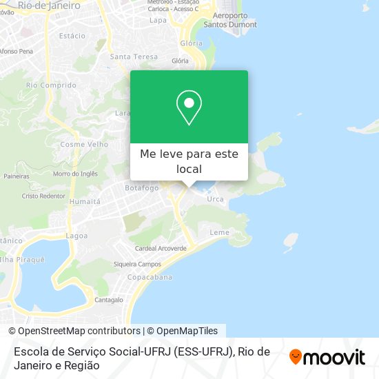 Escola de Serviço Social-UFRJ (ESS-UFRJ) mapa