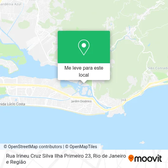 Rua Irineu Cruz Silva Ilha Primeiro 23 mapa