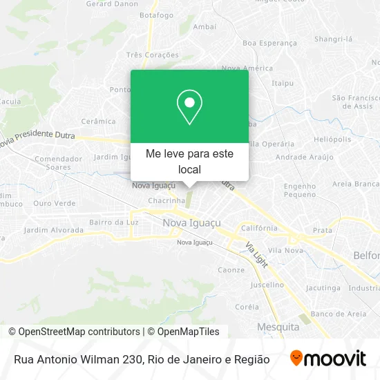Rua Antonio Wilman 230 mapa