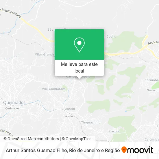 Arthur Santos Gusmao Filho mapa