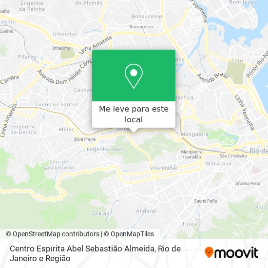 Centro Espírita Abel Sebastião Almeida mapa