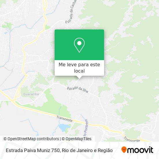 Estrada Paiva Muniz 750 mapa
