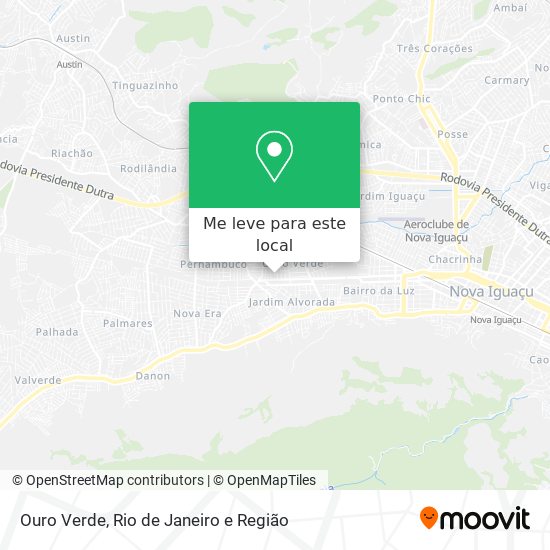 Ouro Verde mapa