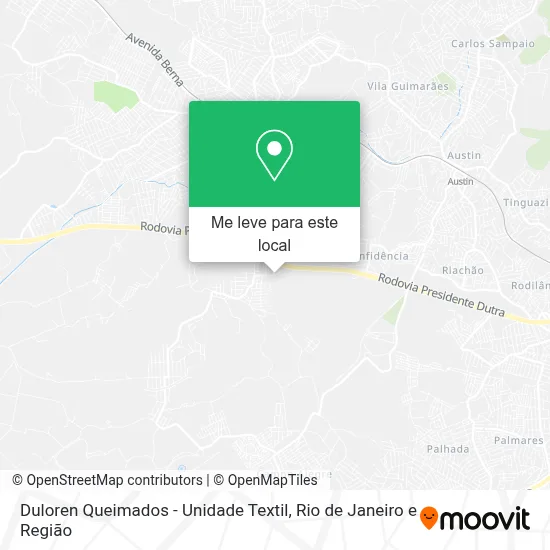 Duloren Queimados - Unidade Textil mapa