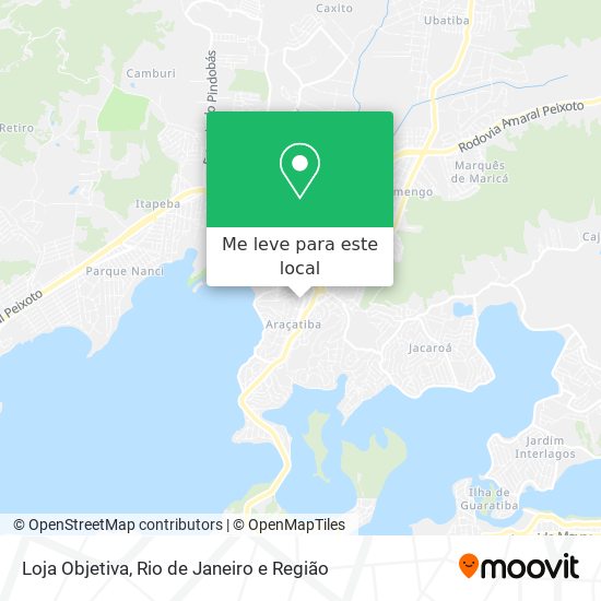 Loja Objetiva mapa