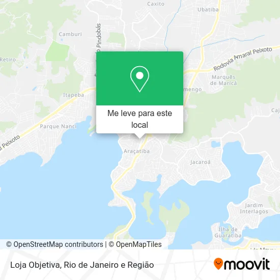 Loja Objetiva mapa