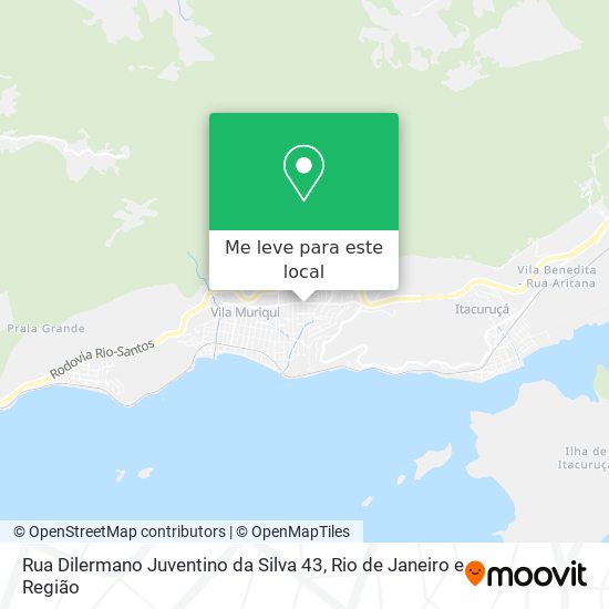 Rua Dilermano Juventino da Silva 43 mapa