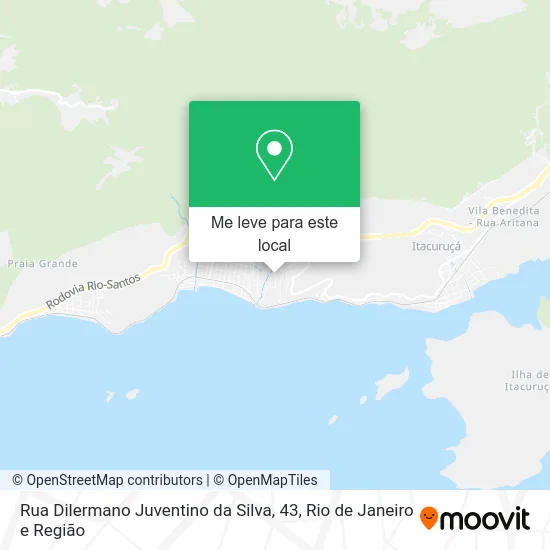 Rua Dilermano Juventino da Silva, 43 mapa