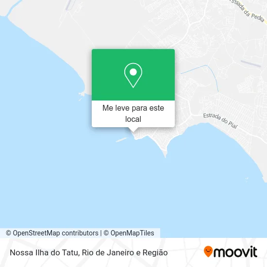 Nossa Ilha do Tatu mapa