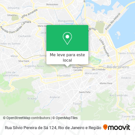Rua Silvio Pereira de Sá 124 mapa