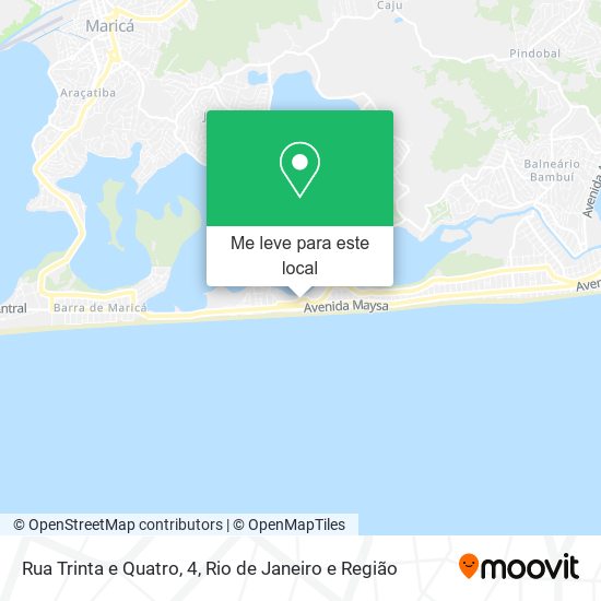 Rua Trinta e Quatro, 4 mapa