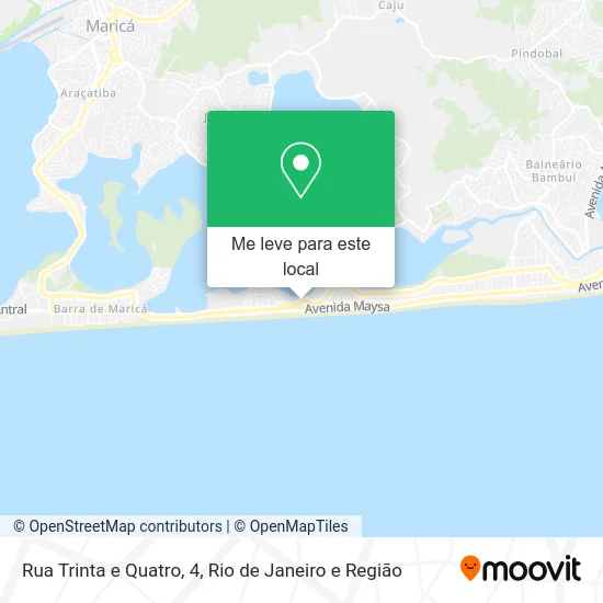 Rua Trinta e Quatro, 4 mapa