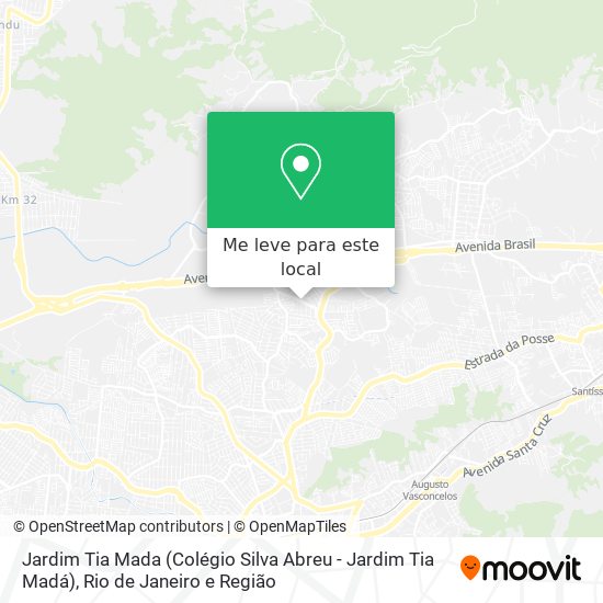 Jardim Tia Mada (Colégio Silva Abreu - Jardim Tia Madá) mapa