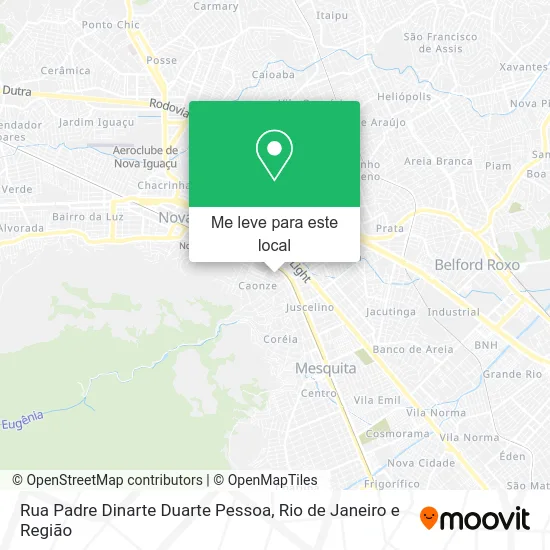 Rua Padre Dinarte Duarte Pessoa mapa