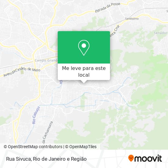 Rua Sivuca mapa