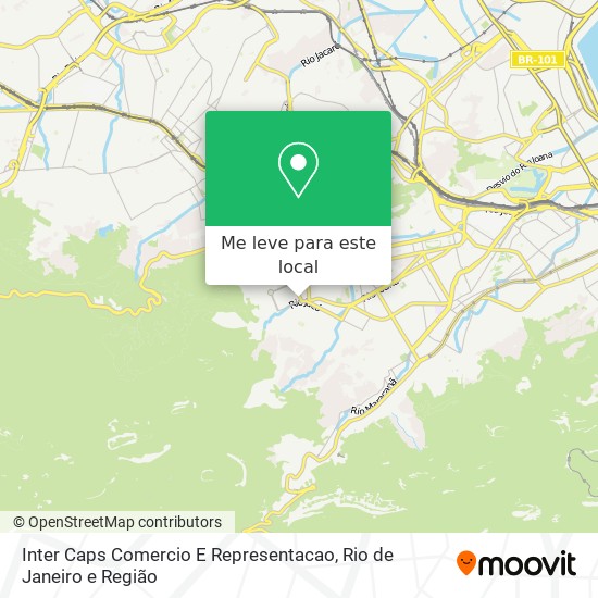 Inter Caps Comercio E Representacao mapa