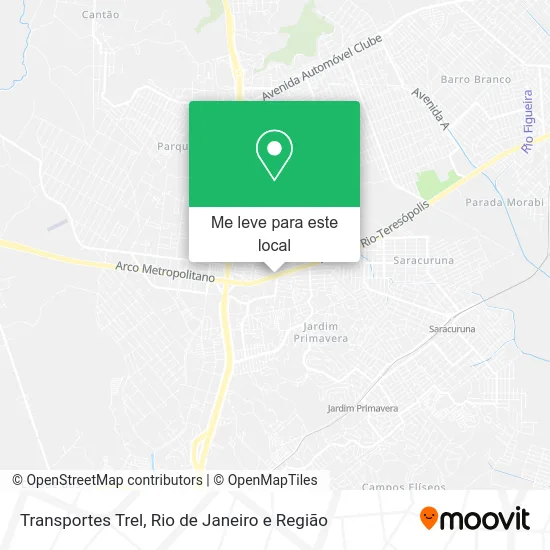Transportes Trel mapa
