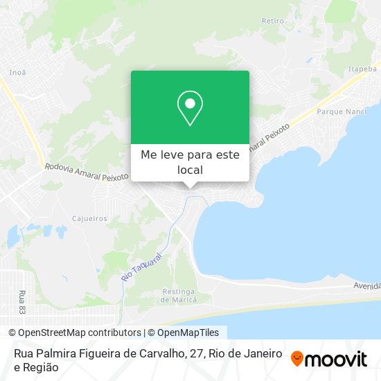 Rua Palmira Figueira de Carvalho, 27 mapa