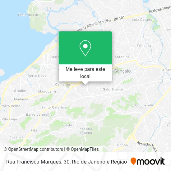 Rua Francisca Marques, 30 mapa