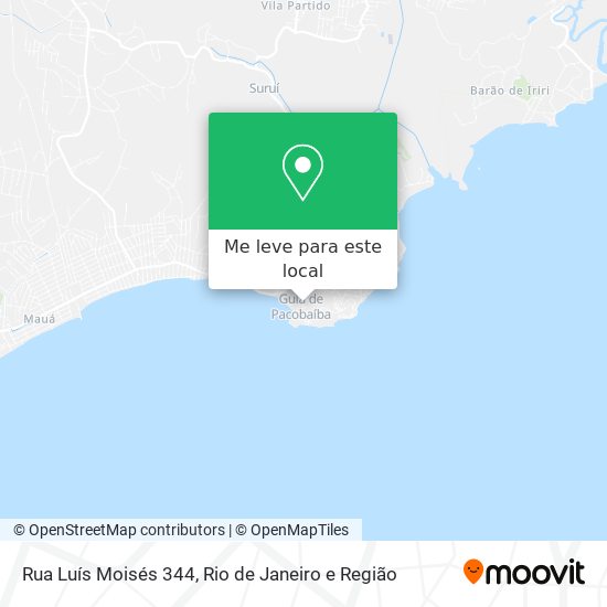 Rua Luís Moisés 344 mapa