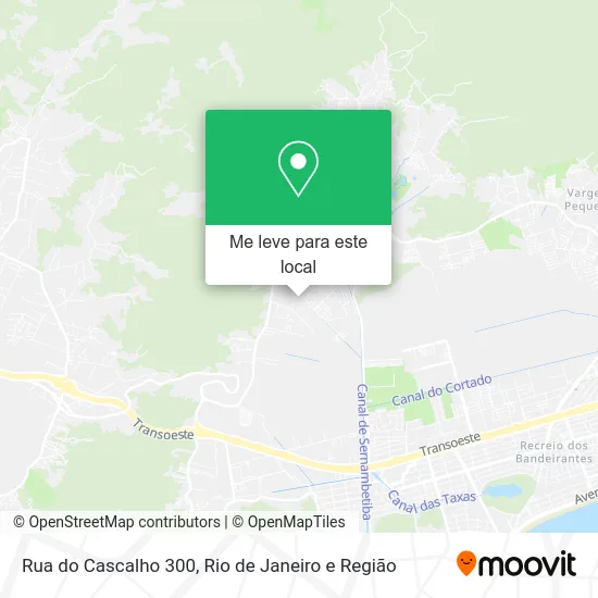 Rua do Cascalho 300 mapa