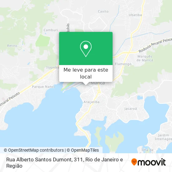 Rua Alberto Santos Dumont, 311 mapa